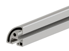 8 - 4080WZ Customized Extruded Aluminum Guide Rails V Slot