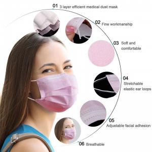 China PP Non Woven Face Mask Disposable Blue Face Mask on sale
