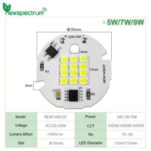 No Flicker Cob Chip On Board AC 220V 6000K Cob Led Driver Ic