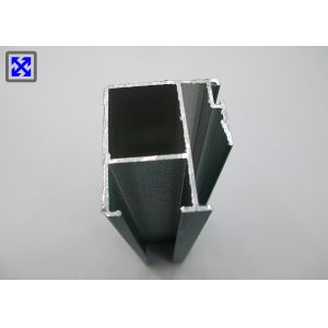 Green Coated Wardrobe Aluminium Profile T5 State Excellent Machinability