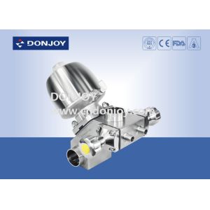 Type M-53 Sanitary inox multiport diaphragm with 3 control valve and 5 port with