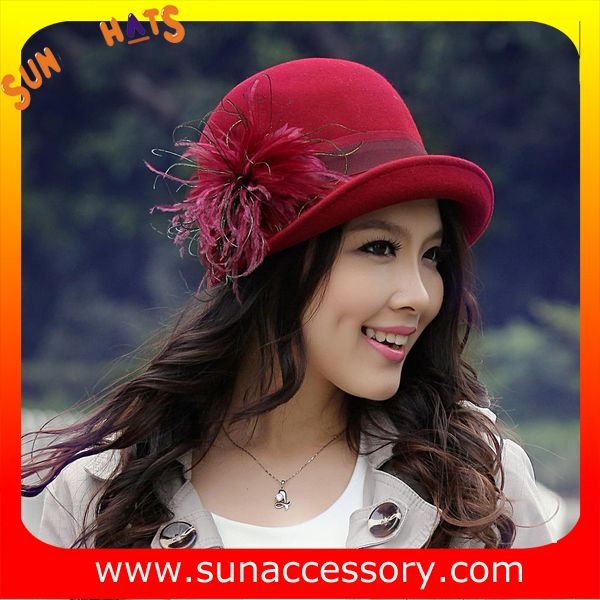 Quality 2960405 Sun Accessory customized  winner  trendy fashion wool felt clothe  hats  ,women hats and caps wholesaling wholesale