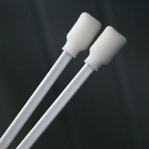 707 Disposable White PP Stick Square Sponge Stick Medical Foam Swab Applicator