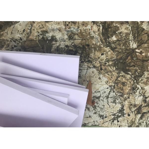 Durable White Waterproof Foam Board , Advertsing PVC Displays Extruded