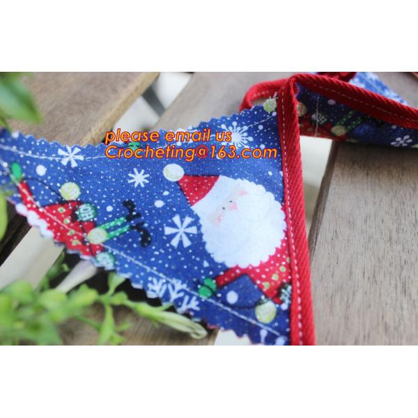 triangle decorative hanging banner, DIY home decoration banner /event party