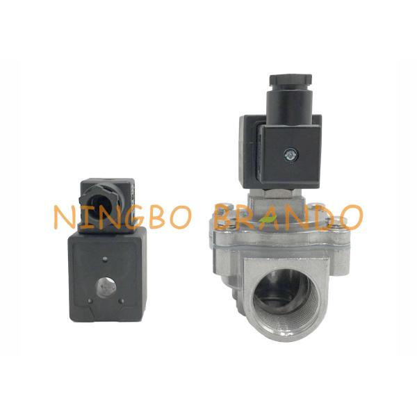 Quality AC110V AC220V DC24V 1" DN25 Threaded Port NBR Diaphragm SCG Series Pulse Jet Valve With Straight Through Type wholesale