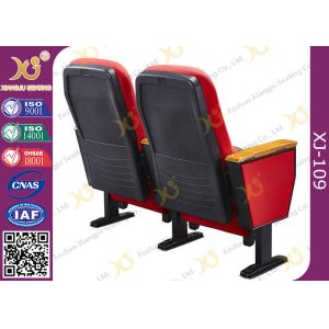 Standard Design Ergonomic Back Rest Movie Theater Chairs With Logo On Seat Back
