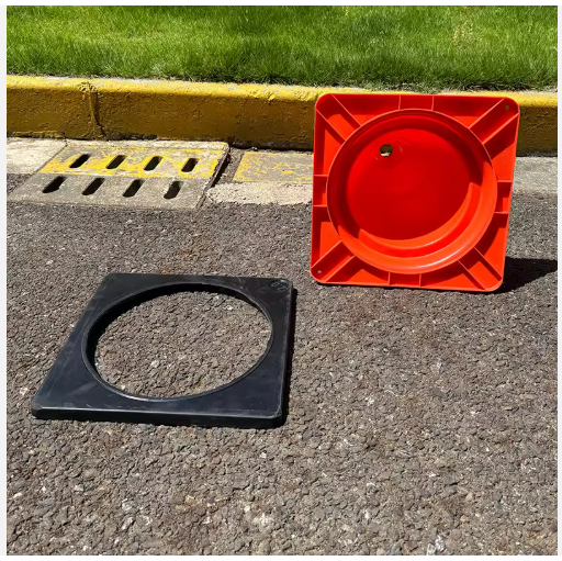 Recycled Material Base Traffic Cone Weight Stackable Base Design High - Quality