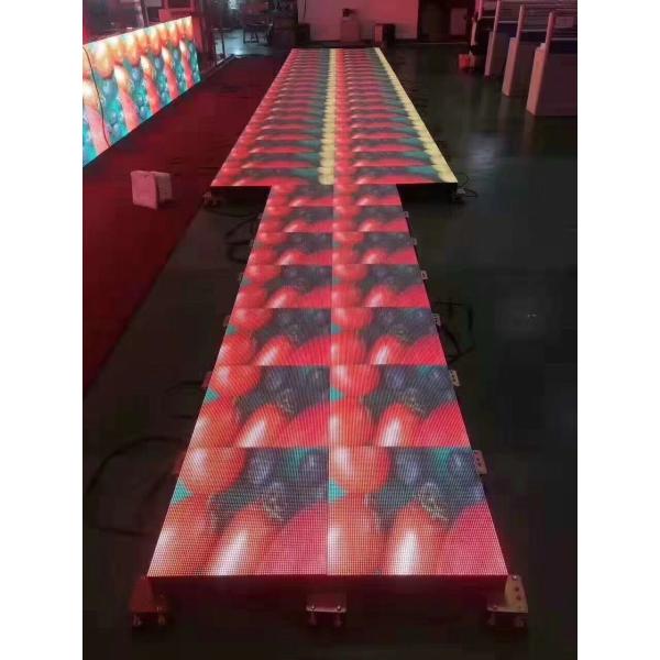FCC IP54 Lighted LED Floor Panels 65410 Dots/ M2 8192 Pixels For Concert