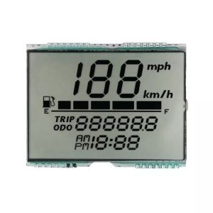 Seven Segment Lcd Screen Customized Size Lcd Display Module Reflective Lcd