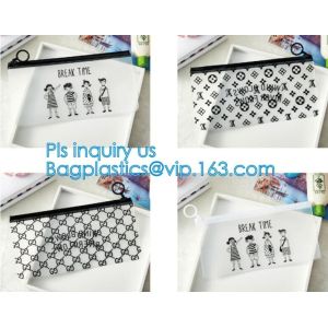 A4 file bag slider zipper envelope slider closure bag, Swimwear Packaging With