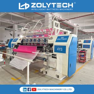 Duvet Quilting Machine With Rolling Device For Garment Factory