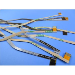 Single Sided Antenna Flexible PCB on Polyimide With Immersion Gold and 3M Tape