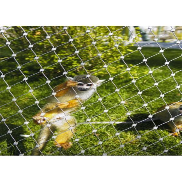 SUSS316 Stainless Steel Aviary Mesh 3.0mm Woven Or Ferrule Type