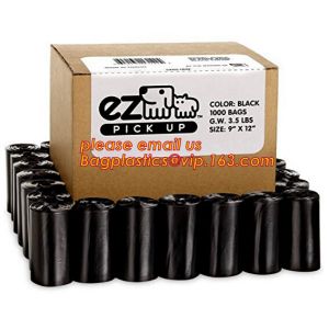 EN13432 compostable degradable pet waste dog poop bag, Pet Waste Bags Dog Poop