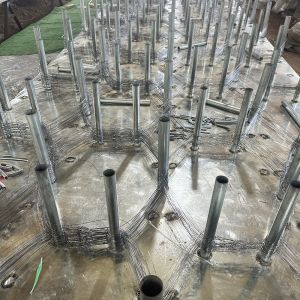 Advanced Anti Tank Barrier Wire Mesh Tank Tracks Wound Net