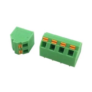 Cheap 3.81mm / 5.08mm PCB Spring Terminal Block HQ249 Screwless Feed Through Wire Connector for sale