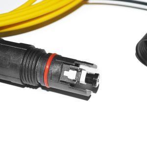 H Connector 1 Fiber Single Mode Cable Matching With Corning OptiTap Hardened