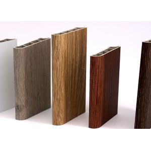 Customized Pvc Floor Moldings Trim Skirting Board Mouldings Mildew Proof