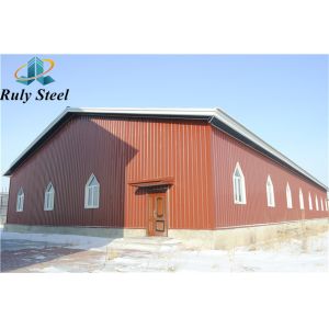 Cheap Prefabricated Steel Warehouse with Sandwich Panels for Industrial Use for sale
