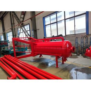 H2S Resistant Steel Oilfield Vertical Poor Boy Degasser For Gas Well Drilling