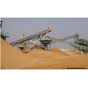 400mm To 1200mm Width Carbon Steel Truck Loading Unloading Conveyor For Cement