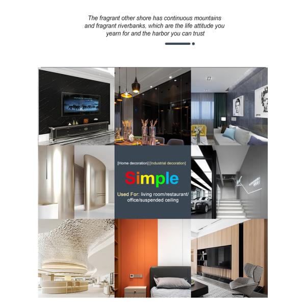 TV Background Marble Wall Panels Waterproof Marble Bamboo Crystal Panels