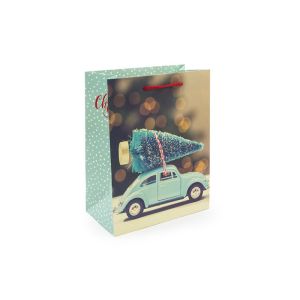 Promotional Unique Luxury Christmas Packaging With Car Pattern Printed