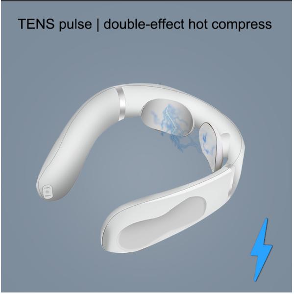 Cordless Rechargeable Pulse Neck Massager Electric Wireless Neck Massager With Heat