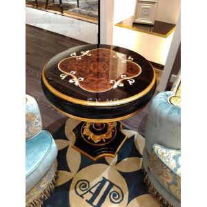 2015 hot sale round low coffee table end table safe TT-016