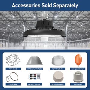 200W LED UFO High Bay Light 50000H CCT Adjustable IP65