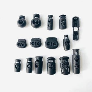 Cheap wholesale plastic nylon cord ender spring tollgle stopper plastic stopper for coat for sale