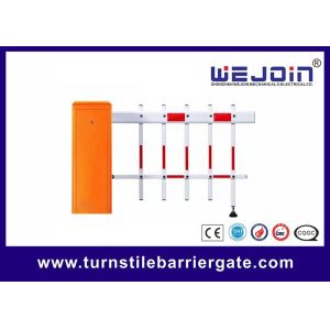 China Parking Lot Car Park Barrier Gate With Straight Boom Type 4.5m Folding Fencing on sale