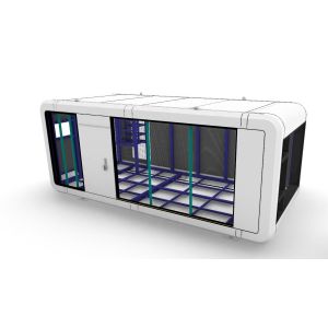 38 M2 Model E7 Solar Capsule House Modular Homes with 2 Bedroom/Kitchen/Bathroom