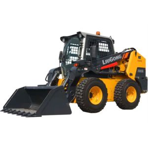 1.1 Ton Wheel Skid Steer Loader 395B With Hammer And High Flow Hydraulic System