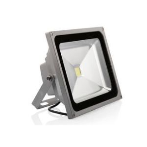 100 Watt Gray IP65 Led Flood Light Fixtures , 4000K Projector Spotlight For Yard
