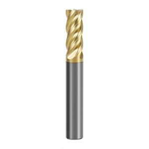 Cheap 70° Hardness HRC 4-Flute Tungsten Carbide End Mill with Alnovz3 Coating Specialized for Stainless Steel CNC Milling Cutter for sale