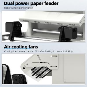 DTF Shaker And Dryer 60cm Film Width Machine For Tshirt Printing