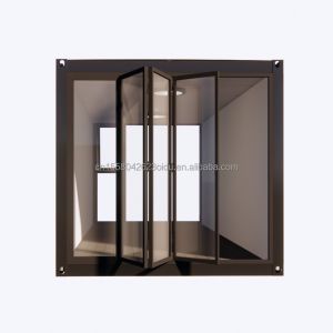 Conveniently Portable Flat Pack Sandwich Panel Architecture Container for Coffee