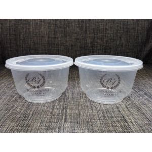 Pp Plastic Microwave Take Away Containers , Disposable Dessert Cups Restaurants