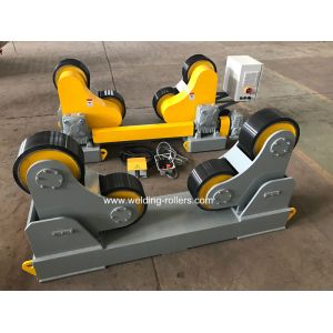 Cheap 5 Ton Pipe Welding Rollers Self Aligning 2300 Mm For Wind Tower for sale