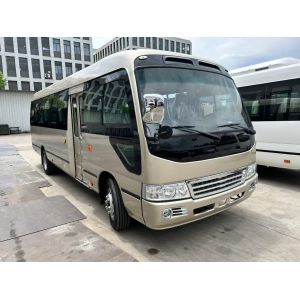 China Minibus 30 Seats Cummins Engine Diesel A/C New LHD Euro 2 Emission Use In Ghana