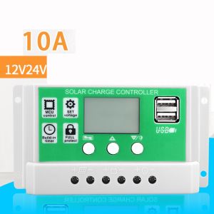 MPPT Solar Charge Controller Battery Charging Panel Dual USB Controlador De