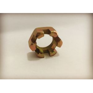 M20 X 1.5 Hexagon Slotted Nut With Metric Coarse And Fine Pitch Thread