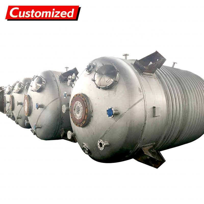 Cheap Custom Automated Steam-Heated Stainless Steel Reaction Vessel Production Line Unsaturated Resin Reactor Equipment Automated Steam-Heated Reaction for sale