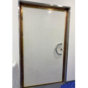 MRI Brass Frame RF Shielded Doors Lead For Radiation Protection Wire Mesh