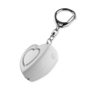 130dB Personal Security Alarms 40.5*23.5mm Emergency Keychain LED Light Self