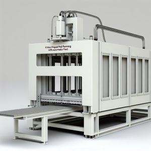 4-Hour Fireproof Wall Panel Forming Machine with Automatic Feed