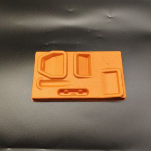 China Factory Direct Supply: Orange Pulp Molding Base for Razors - Embedded Type