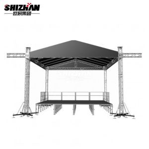 Adjustable Aluminium Lighting Truss in White for Customized Stage Designs